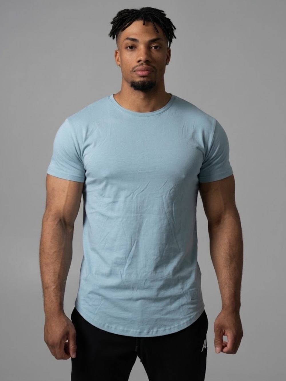 Alphalete Crew Neck Men's T-Shirt - Light Blue
